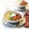 Cajun bean casserole with couscous and minted yoghurt