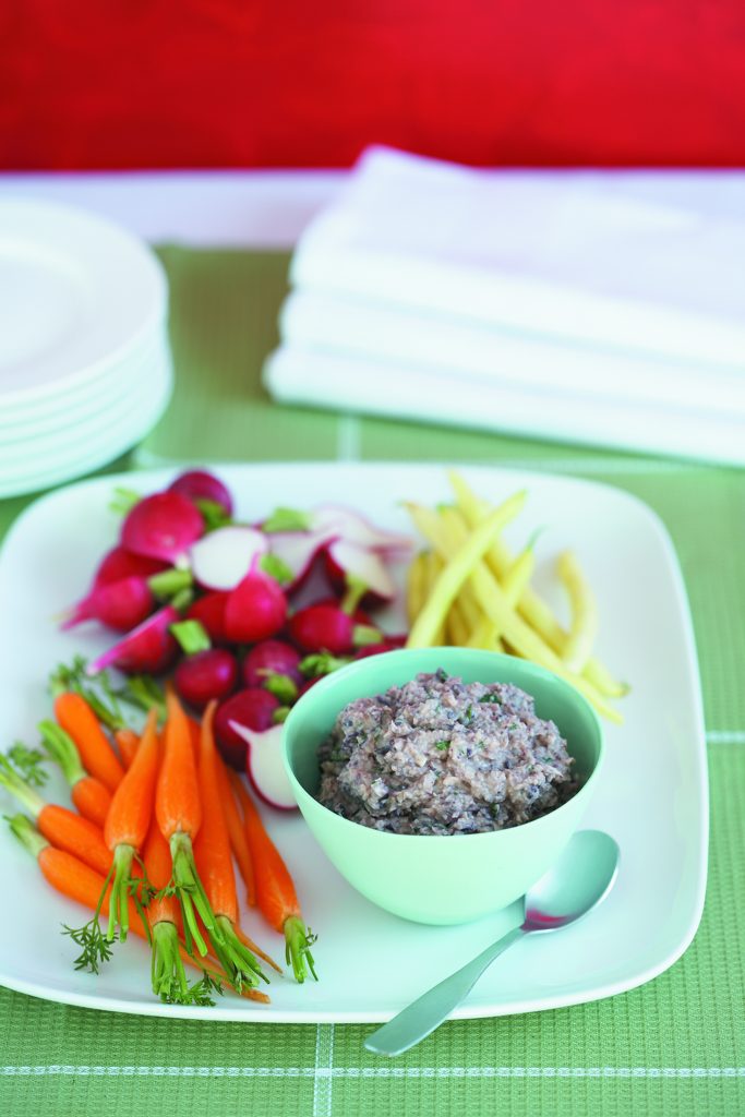 Cannellini bean and olive dip