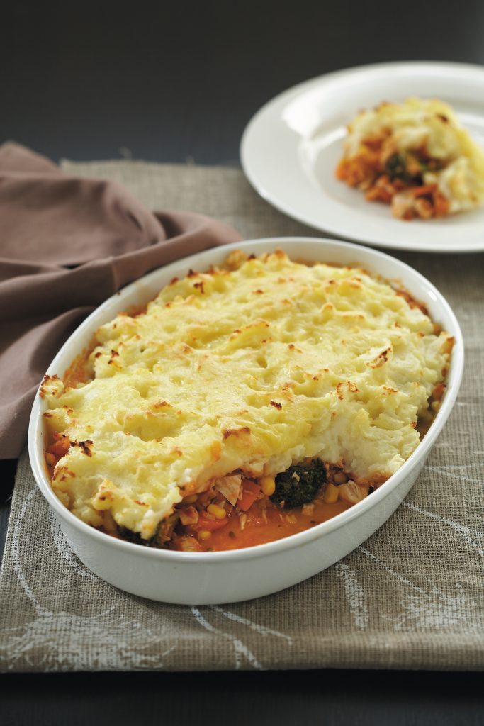 Chicken and lentil shepherd’s pie Chicken and lentil shepherd’s pie