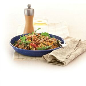 Chicken and vegetable risoni