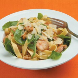 Chicken and walnut tagliatelle