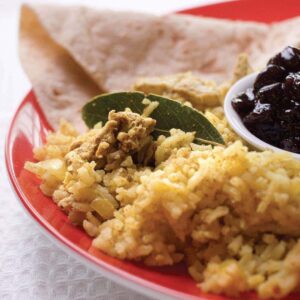 Simple chicken biryani