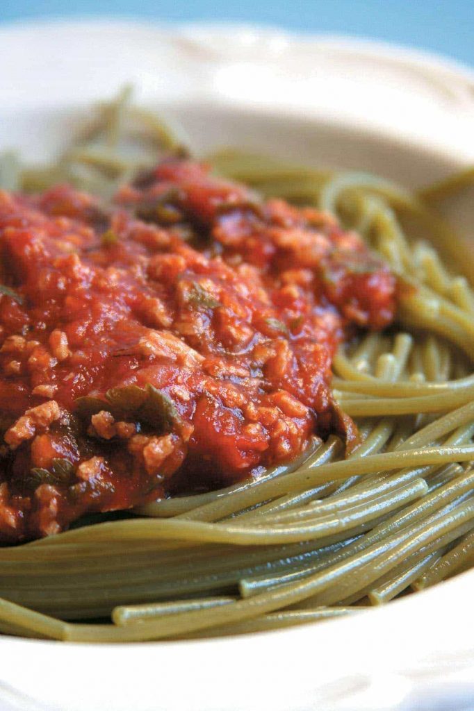 Chicken bolognese Chicken bolognese