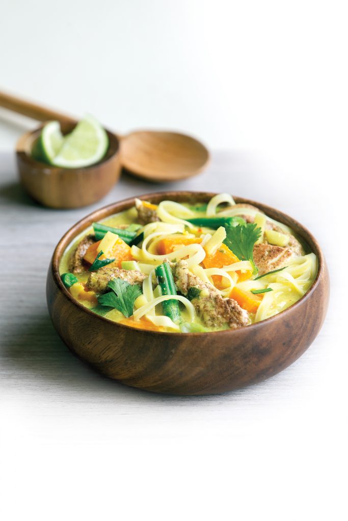 Chicken laksa-style soup Chicken laksa-style soup