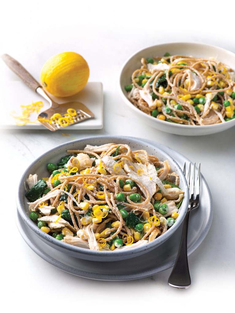 Chicken, pea and ricotta pasta Chicken, pea and ricotta pasta