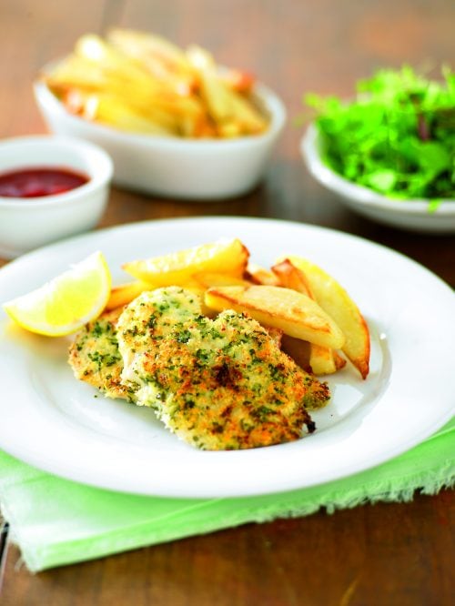 Chicken and chips
