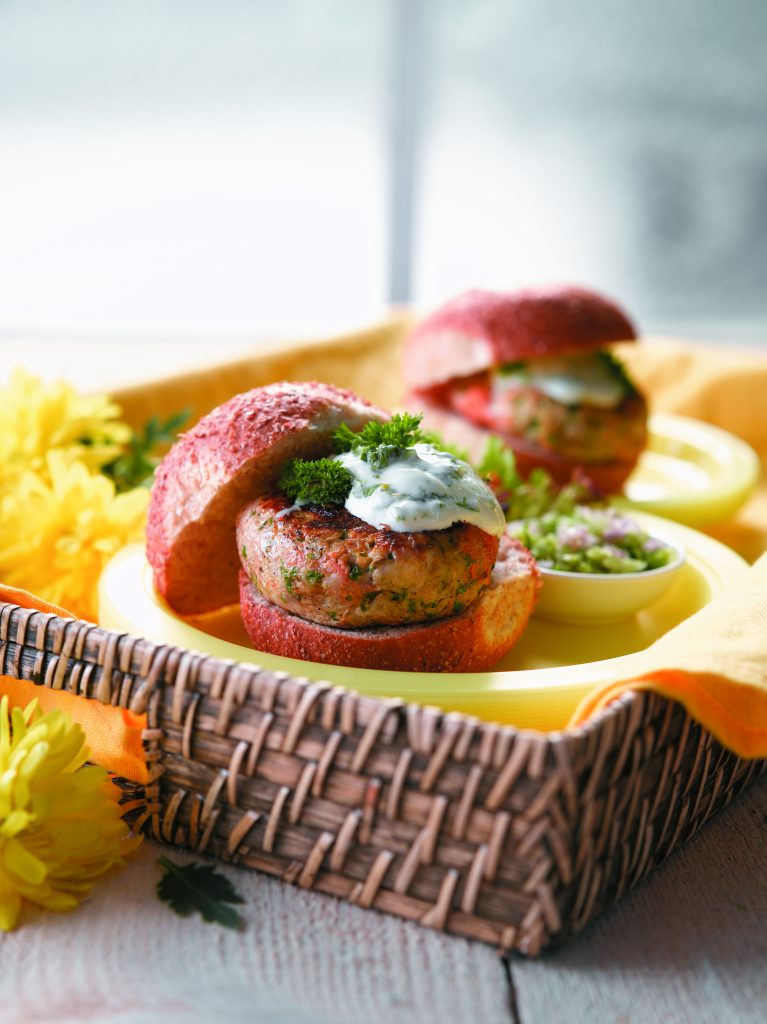 Chicken and fennel burger Chicken and fennel burger