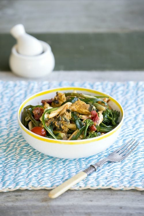 Chicken curry pasta