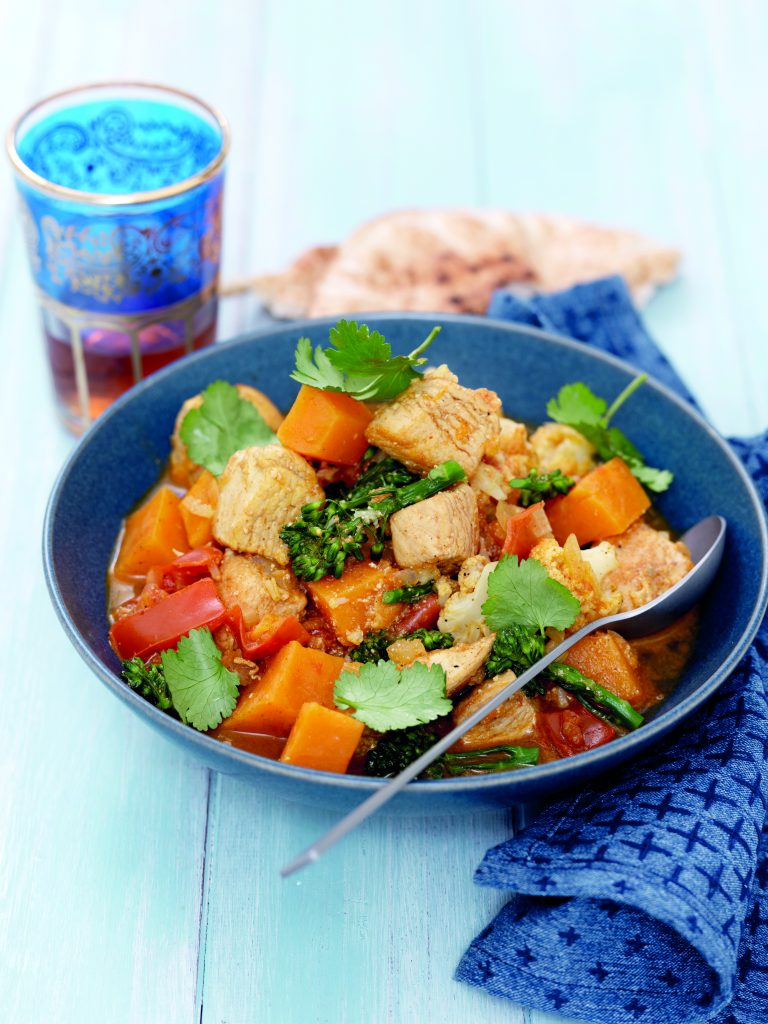 Chicken, kumara and cauliflower curry Chicken, kumara and cauliflower curry