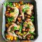 Chicken, leek and pumpkin bake