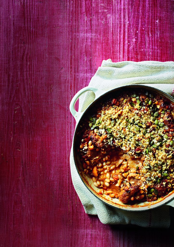 Chicken, pork and bean cassoulet Chicken, pork and bean cassoulet