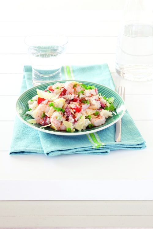Chicken, prawn and chorizo risotto