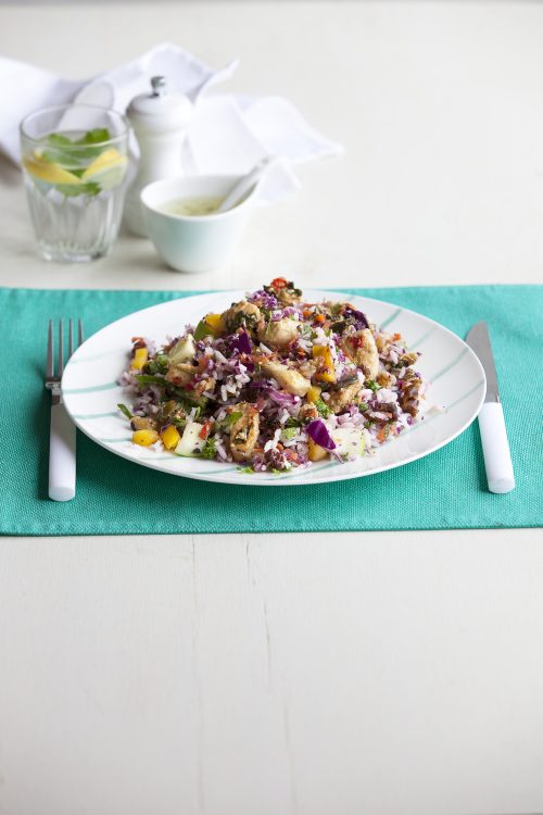Chicken rice salad