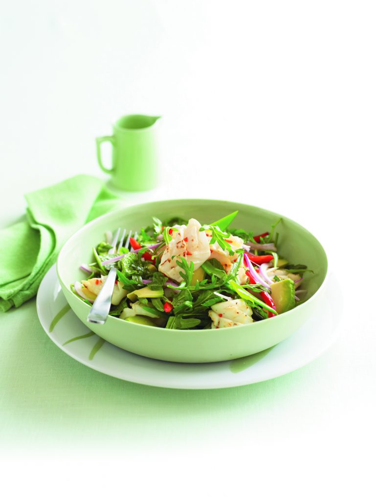 Chilli lime squid salad Chilli lime squid salad