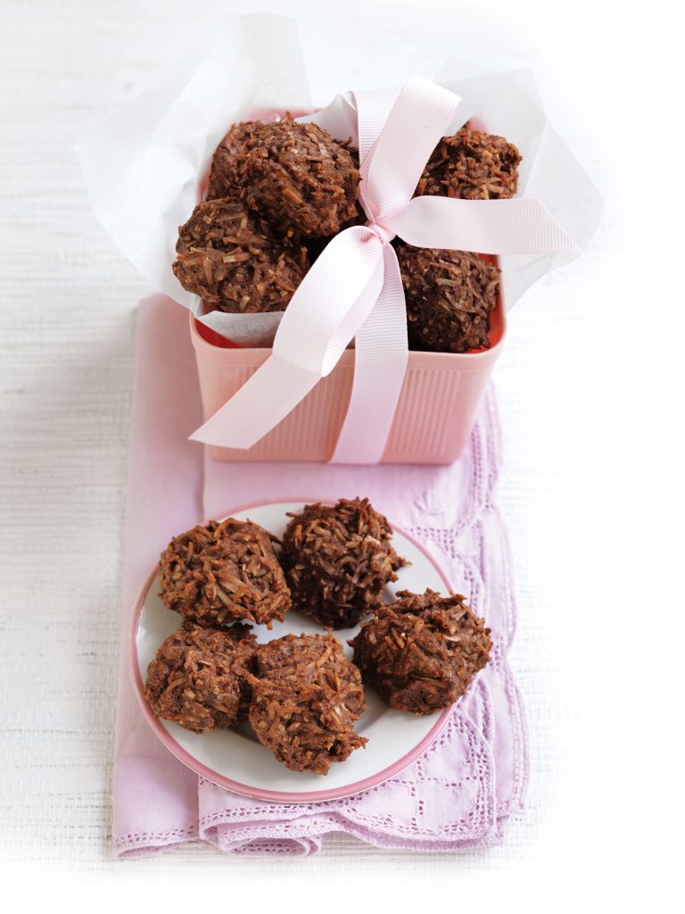 Choc coconut cookies Choc coconut cookies