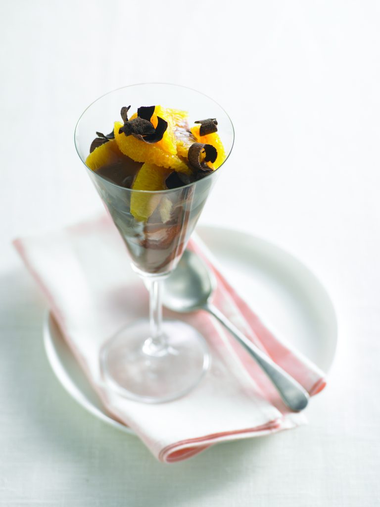 Choc-orange parfaits Choc-orange parfaits
