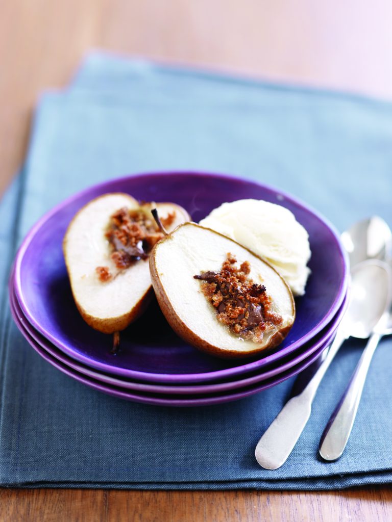 Chocolate-baked pears Chocolate-baked pears