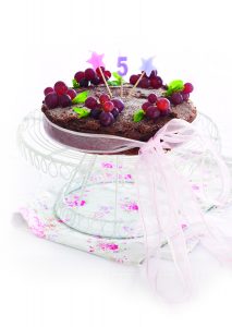 Chocolate banana birthday cake
