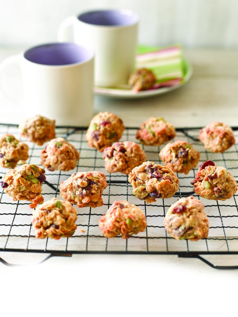 Claire’s oaty honey-nut bites