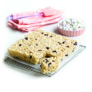Coconut rice bubble slice