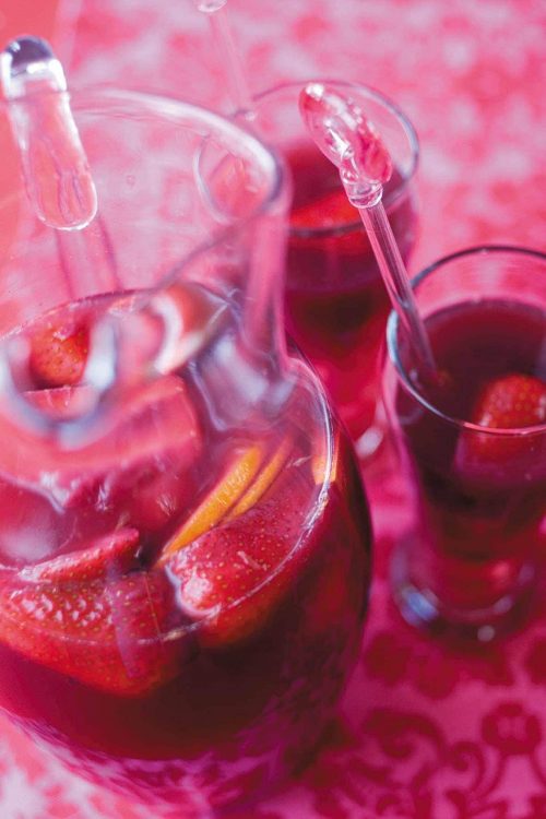 Cointreau fraise cooler