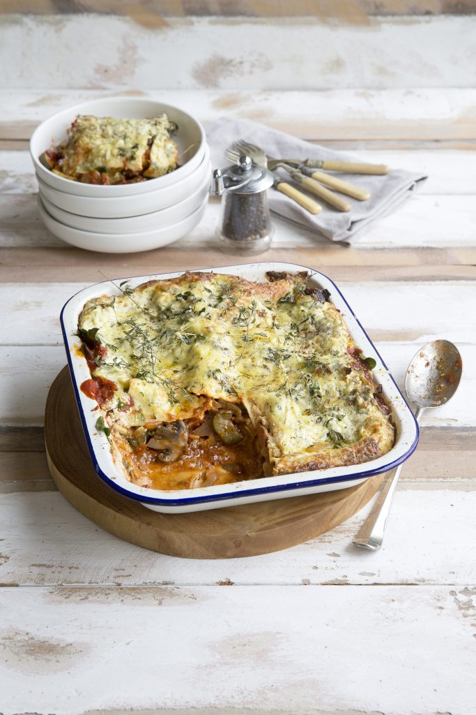 Courgette and tomato lasagne Courgette and tomato lasagne