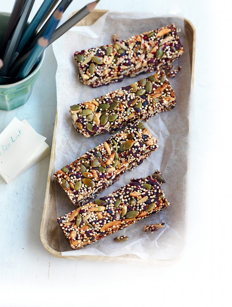 Cranberry and quinoa bars Cranberry and quinoa bars
