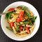 Creamy salmon and dill pasta salad