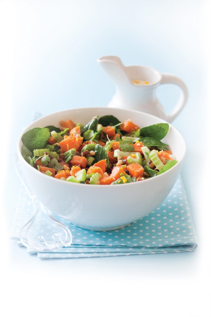 Crunchy sweet potato and cashew salad Crunchy sweet potato and cashew salad