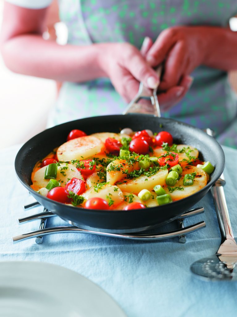 Easy tomato tortilla