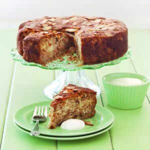 Feijoa and almond cake