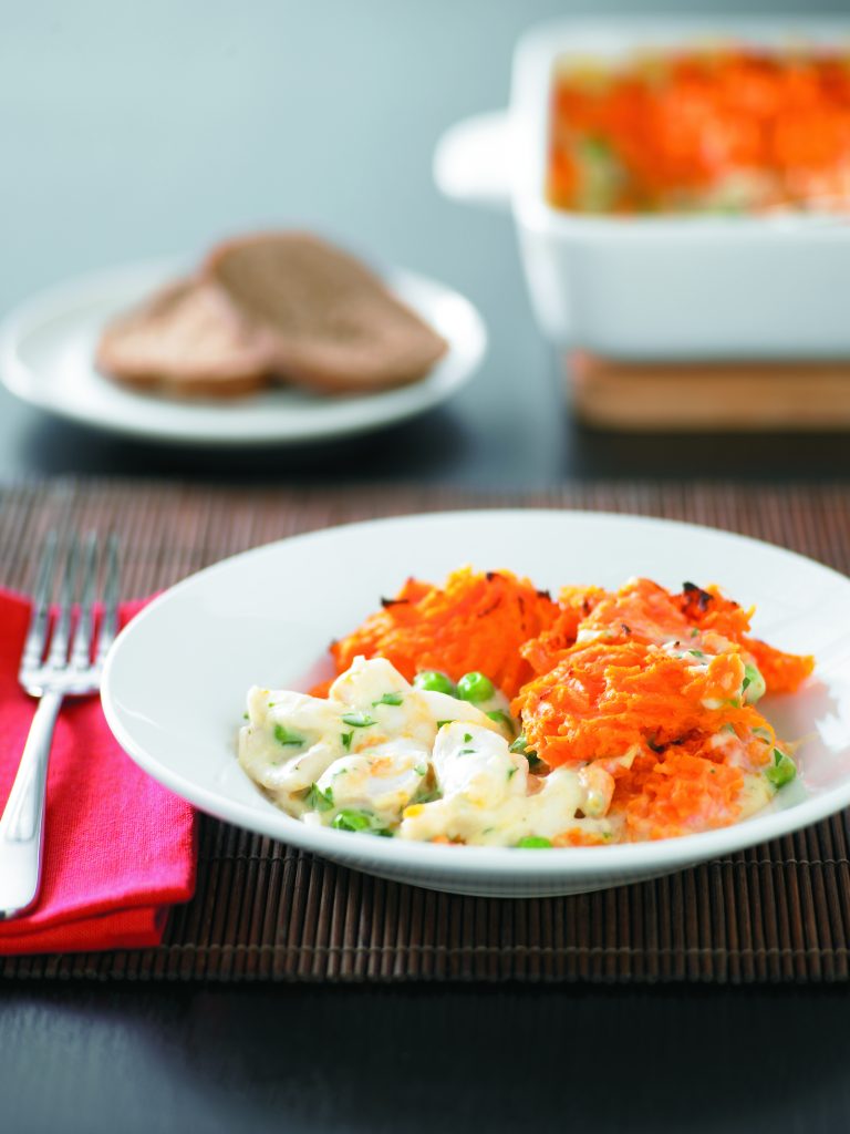 Fish pie with kumara topping Fish pie with kumara topping