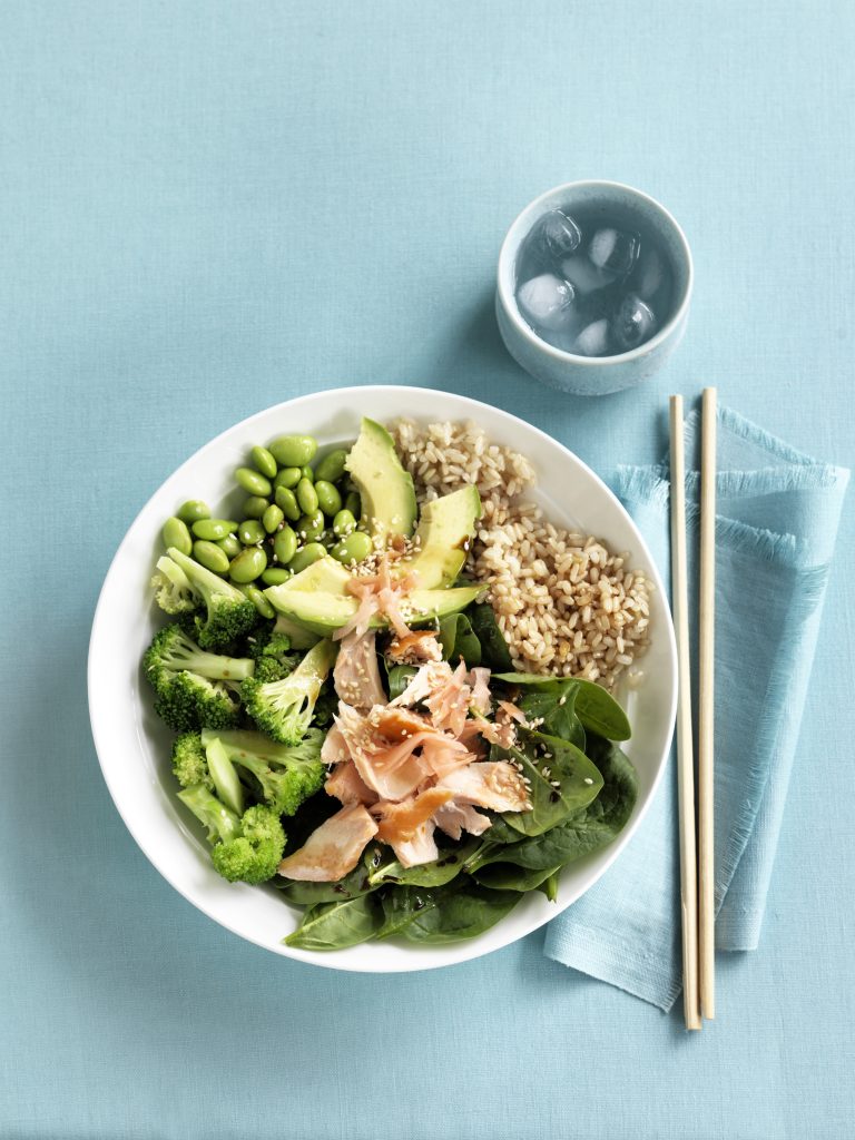 Fish sushi bowl Fish sushi bowl