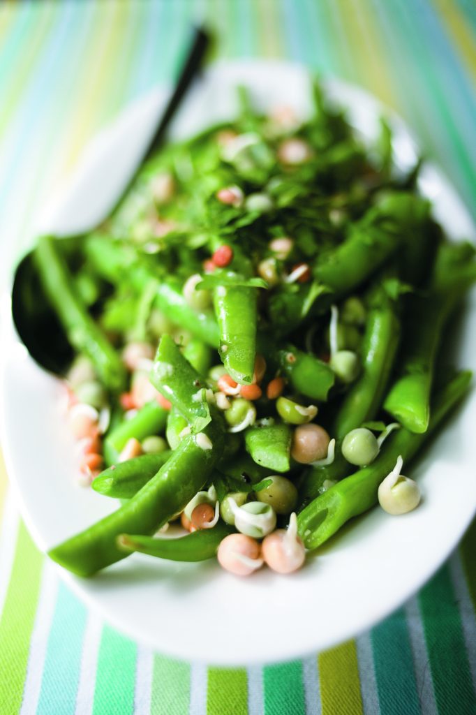 Fresh bean salad with zingy lemon dressing Fresh bean salad with zingy lemon dressing