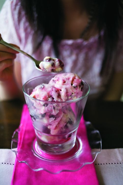 Frozen berry pots