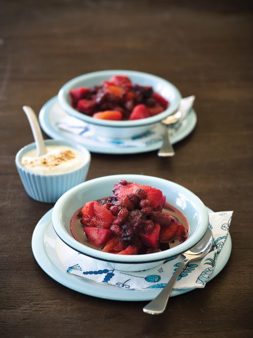Fruit compote