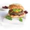 Garlic mushroom burgers
