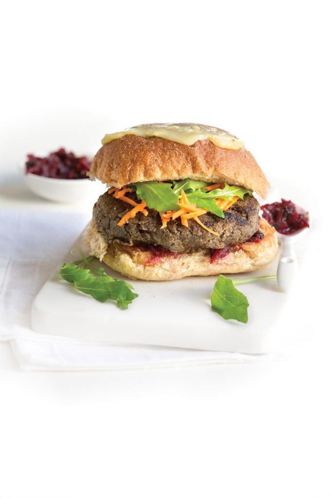 Garlic mushroom burgers Garlic mushroom burgers