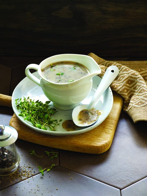 Gravy for roast meats