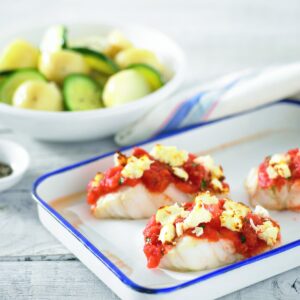 Greek-style fish fillets