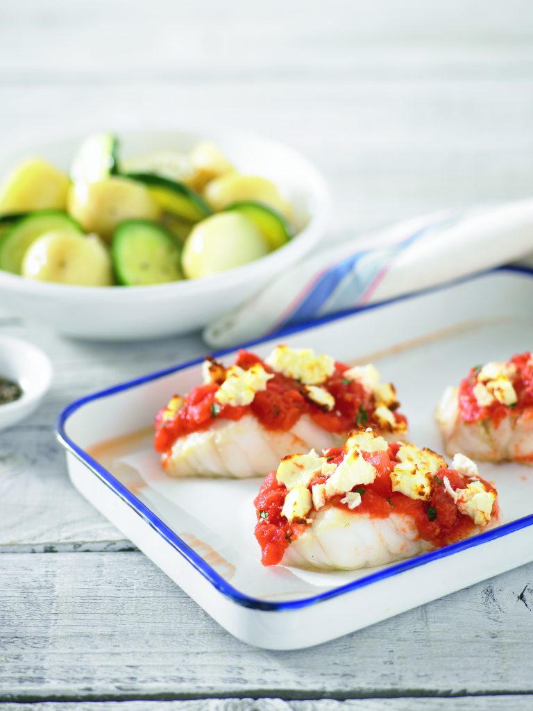 Greek-style fish fillets