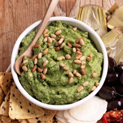 Green pea guacamole