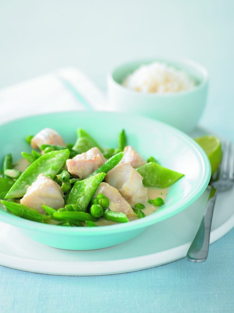 Green fish curry Green fish curry