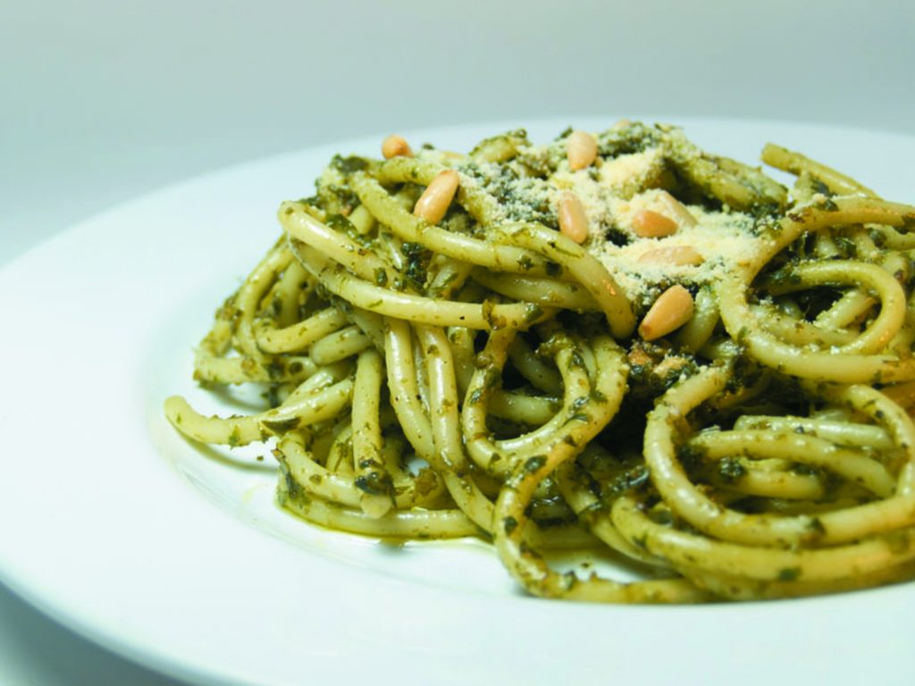 Green tomato pasta Green tomato pasta
