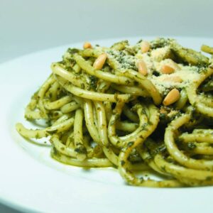 Green tomato pasta