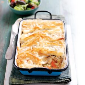 HFG creamy chicken and leek pie