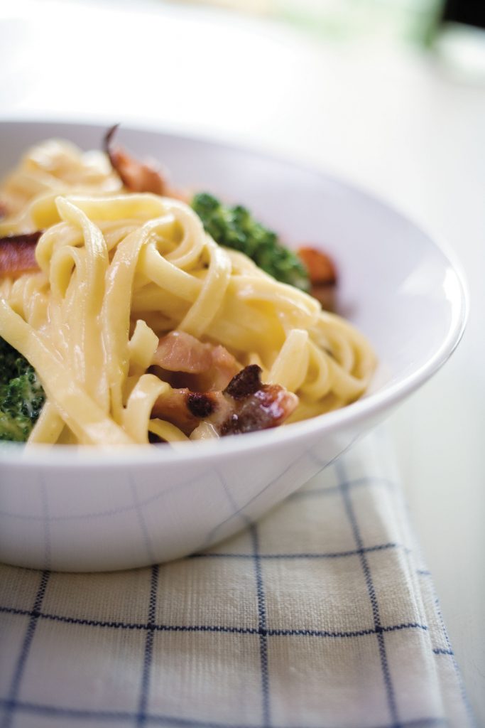 HFG fettuccine carbonara HFG fettuccine carbonara