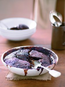 HFG chocolate self-saucing pudding
