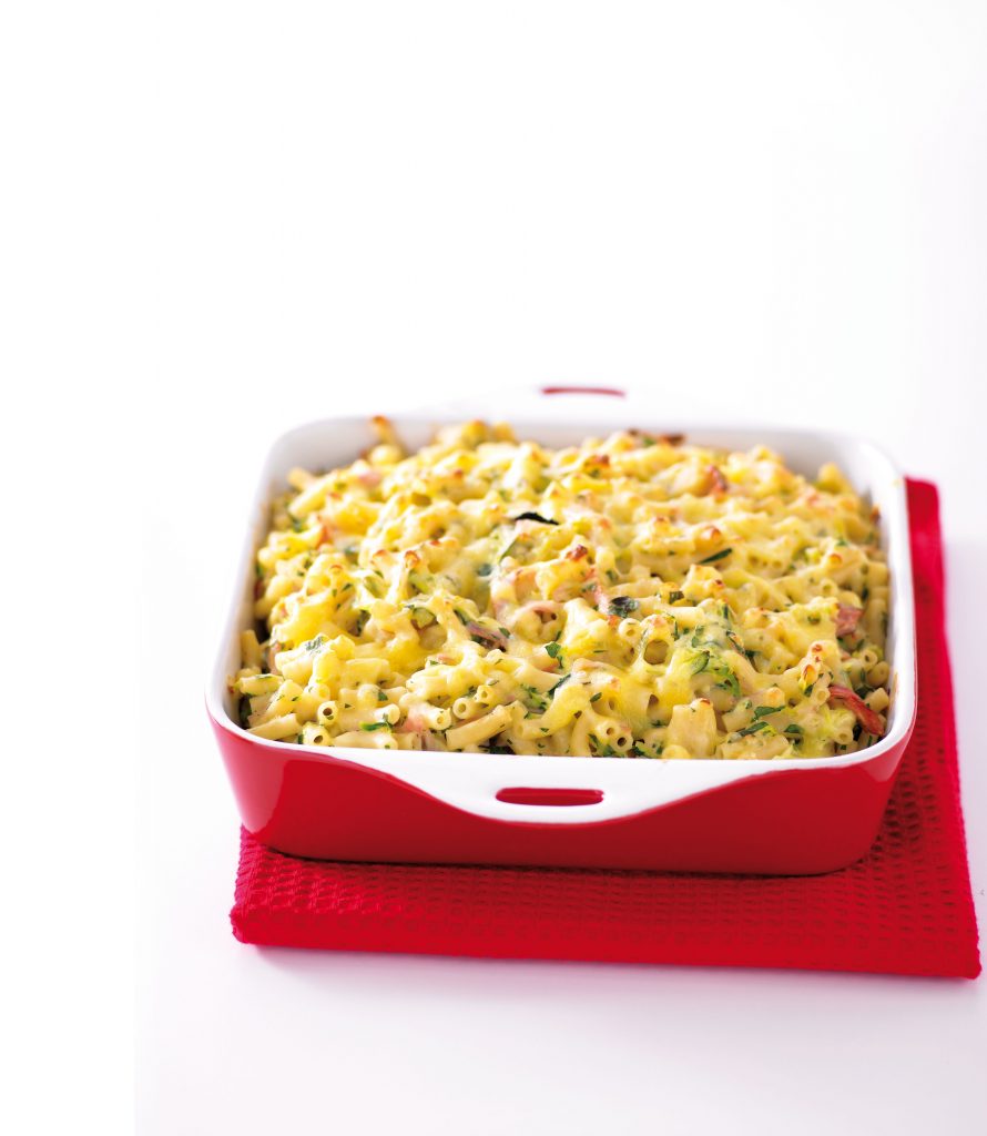 Ham, courgette and macaroni bake Ham, courgette and macaroni bake