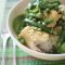 Healthy green fish curry